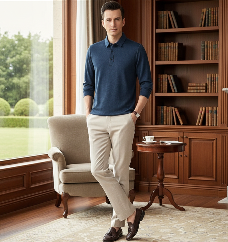 The 'Estate' Piqué Polo Shirt (PREMIUM)