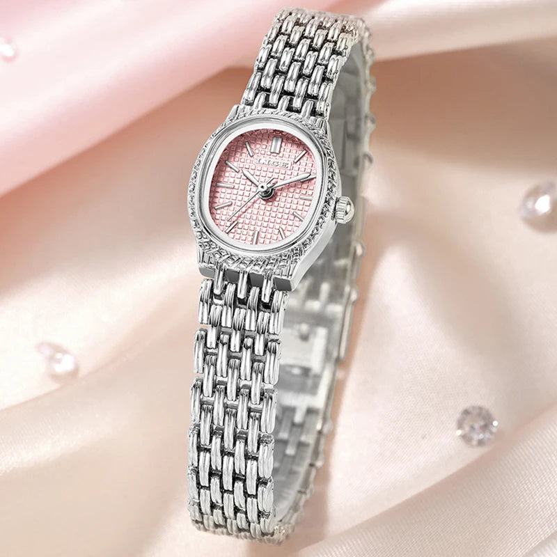 LIGE Luxury Women’s Waterproof Quartz Watch with Elegant Steel Bracelet