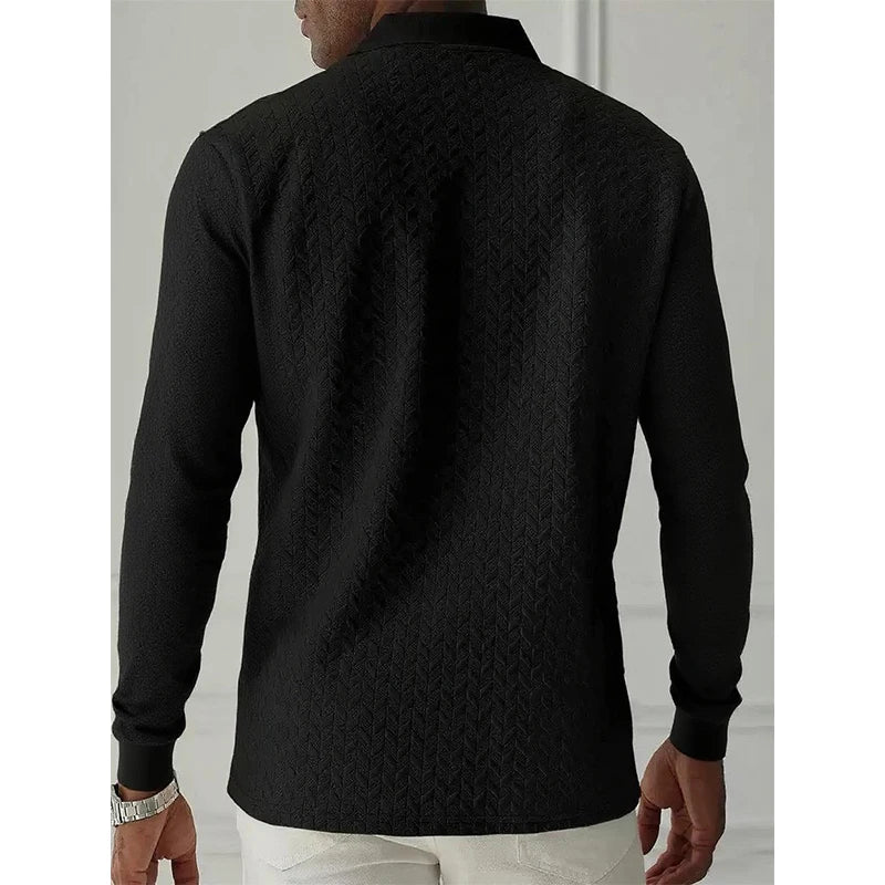 Premium Textured Long-Sleeve