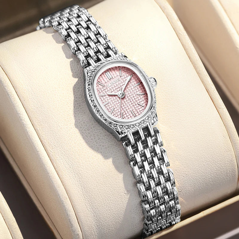 LIGE Luxury Women’s Waterproof Quartz Watch with Elegant Steel Bracelet