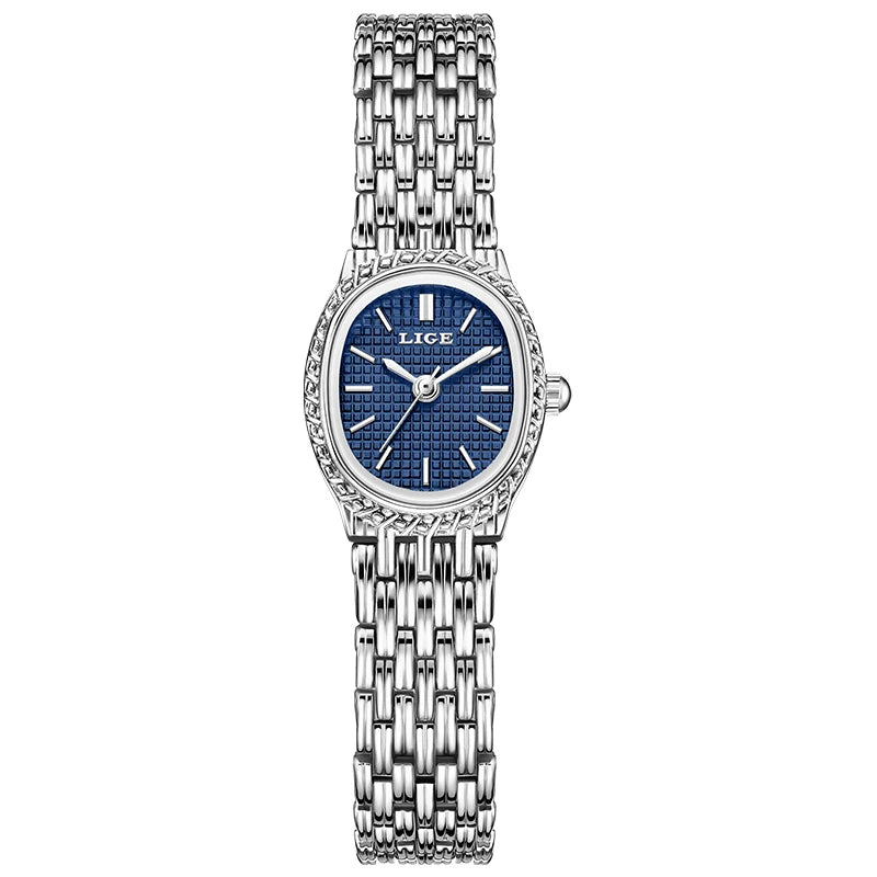 LIGE Luxury Women’s Waterproof Quartz Watch with Elegant Steel Bracelet